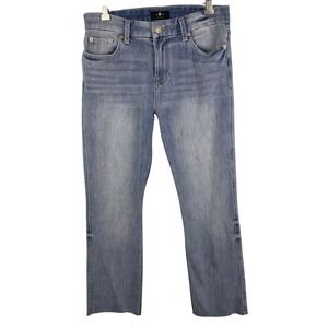 7 For All Mankind Jeans Women's Size 29 Kimmie‎ Straight Leg Cropped